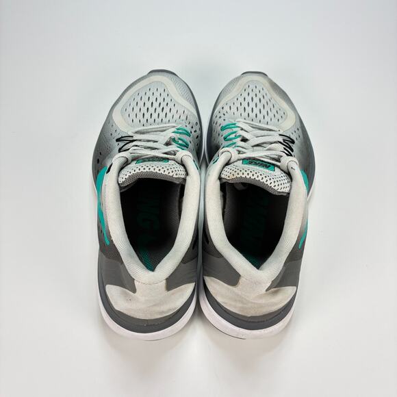 Nike Flex 2017 RN Light Gray Teal Running Shoes Lace Up 898476-007 Womens Sz 6.5 - Picture 6 of 10